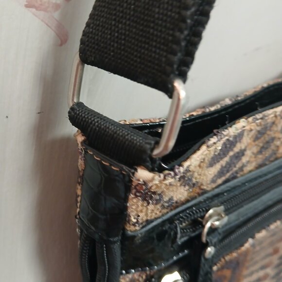 ALBA Sequin Leopard Crossbody - Picture 10 of 12